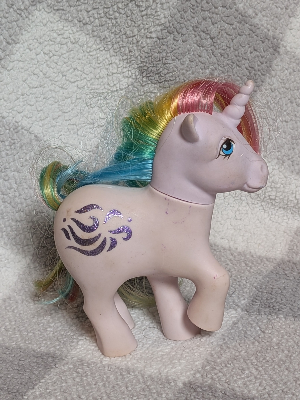 Vintage Hasbro My Little Pony Rainbow "Windy" Unicorn 1983